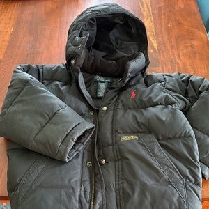 Polo by Ralph Lauren Black Kids Down Puffer Jacket